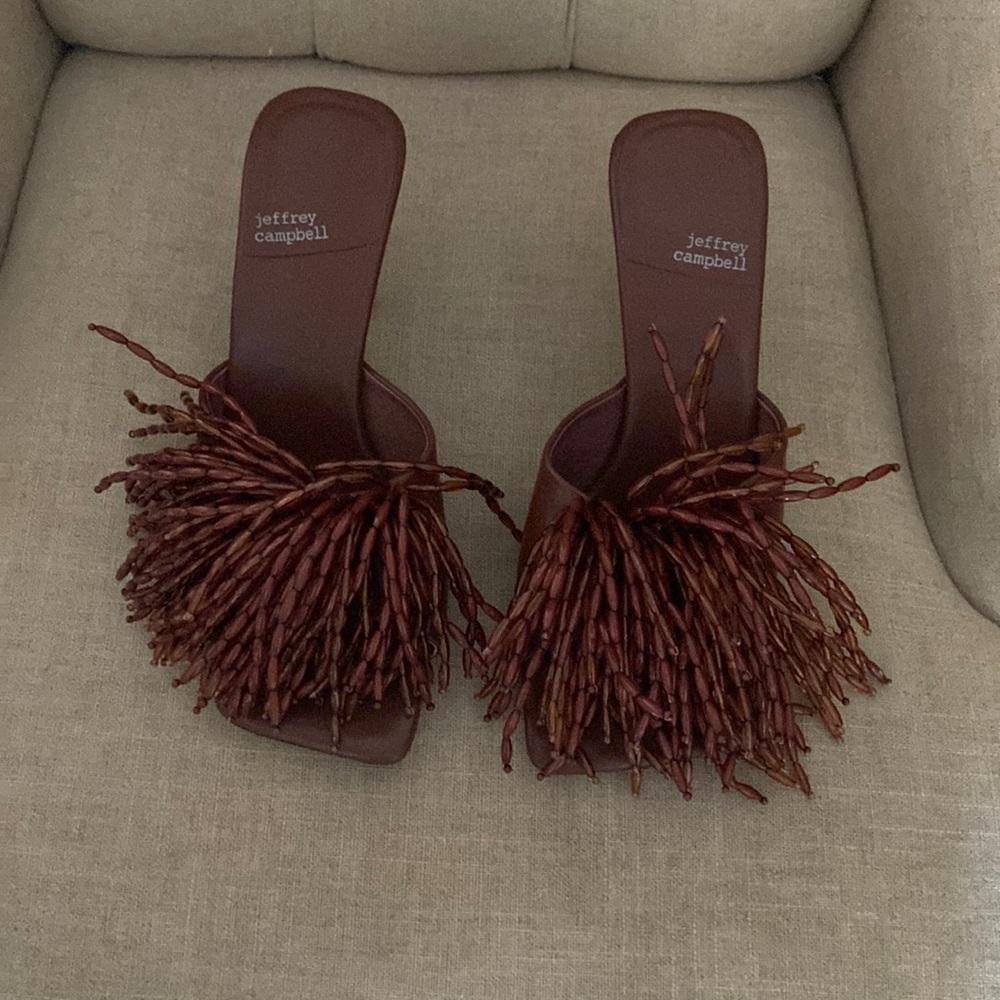 Jeffrey Campbell Mr. Big Pom Heels